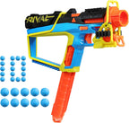 Nerf Rival Mirage XXIV-800 Blaster, 10 Nerf Rival Accu-Rounds, 2 formas de carga, cargador extraíble de 8 rondas, acción de bomba para activación, regalos para adolescentes