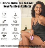 G.Liane Depilación de cristal, removedor de pelo de cristal sin dol...