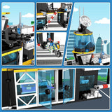 HOGOKIDS Juego de construcción de la estación de policía