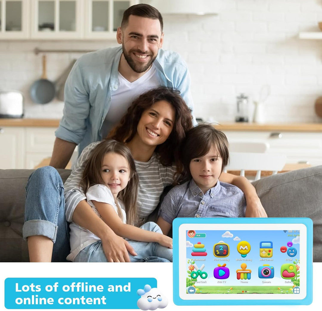 Tableta para niños de 7 pulgadas, 32 GB, tableta para niños de 3 a...