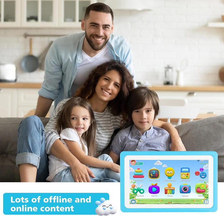 Tableta para niños de 7 pulgadas, 32 GB, tableta para niños de 3 a...