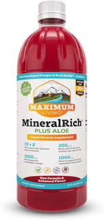 Maximum Living MineralRich Minerals Suplemento con aloe - Mezcla lí...