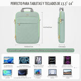 MoKo Funda acolchada para laptop de 13 a 14 pulgadas para Mac Air M...