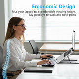 Gogoonike Soporte ajustable para laptop elevador portátil
