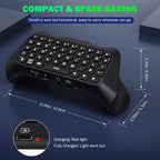 Teclado MoKo para controlador PS5 con retroiluminación verde