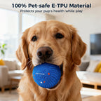 Paquete de 2 juguetes interactivos para perros, bola vibratoria lavable inteligente y automática para perros, material de E-TPU duradero seguro para mascotas, carga tipo C