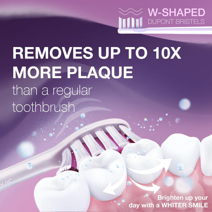 Wagner Stern WHITEN+ Cepillo de dientes eléctrico, 48,000 VPM, sens...