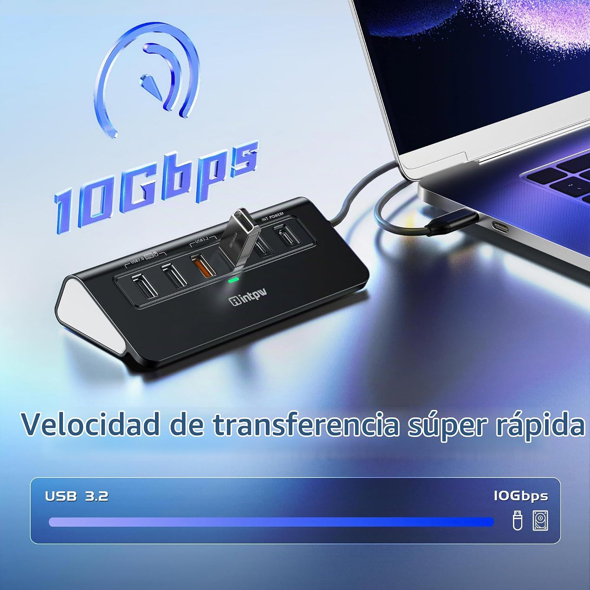 intpw, P9R, hub USB 2.0