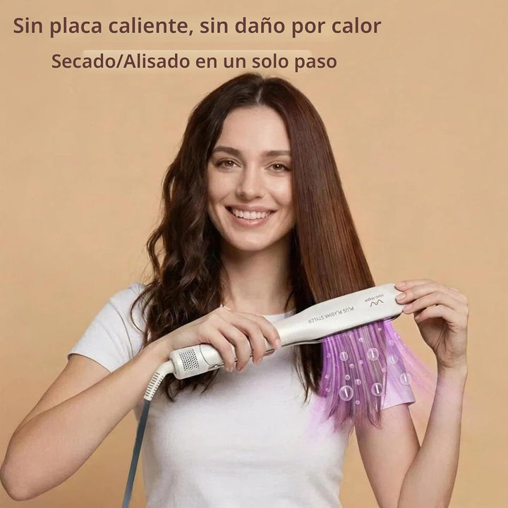 VAV Plancha plana 2 en 1 y alisadora de pelo, calor rápido, tempera...