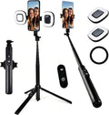 Trípode magnético universal para selfie stick con luz de relleno para