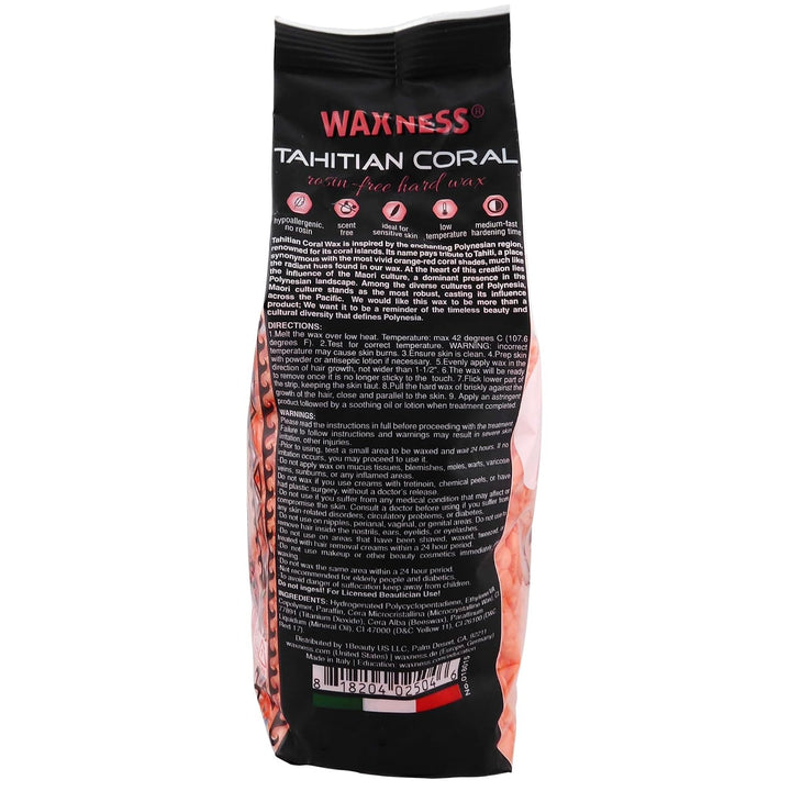 Waxness Perlas de cera dura de coral tahitiano de 2.2 libras (2.2 l...