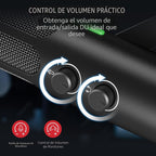 FIFINE XLR/USB Micrófono dinámico para podcast de transmisión, micrófono XLR de estudio, micrófono para PC todo en metal con botón de silencio, conector para auriculares, para grabación vocal, voz en