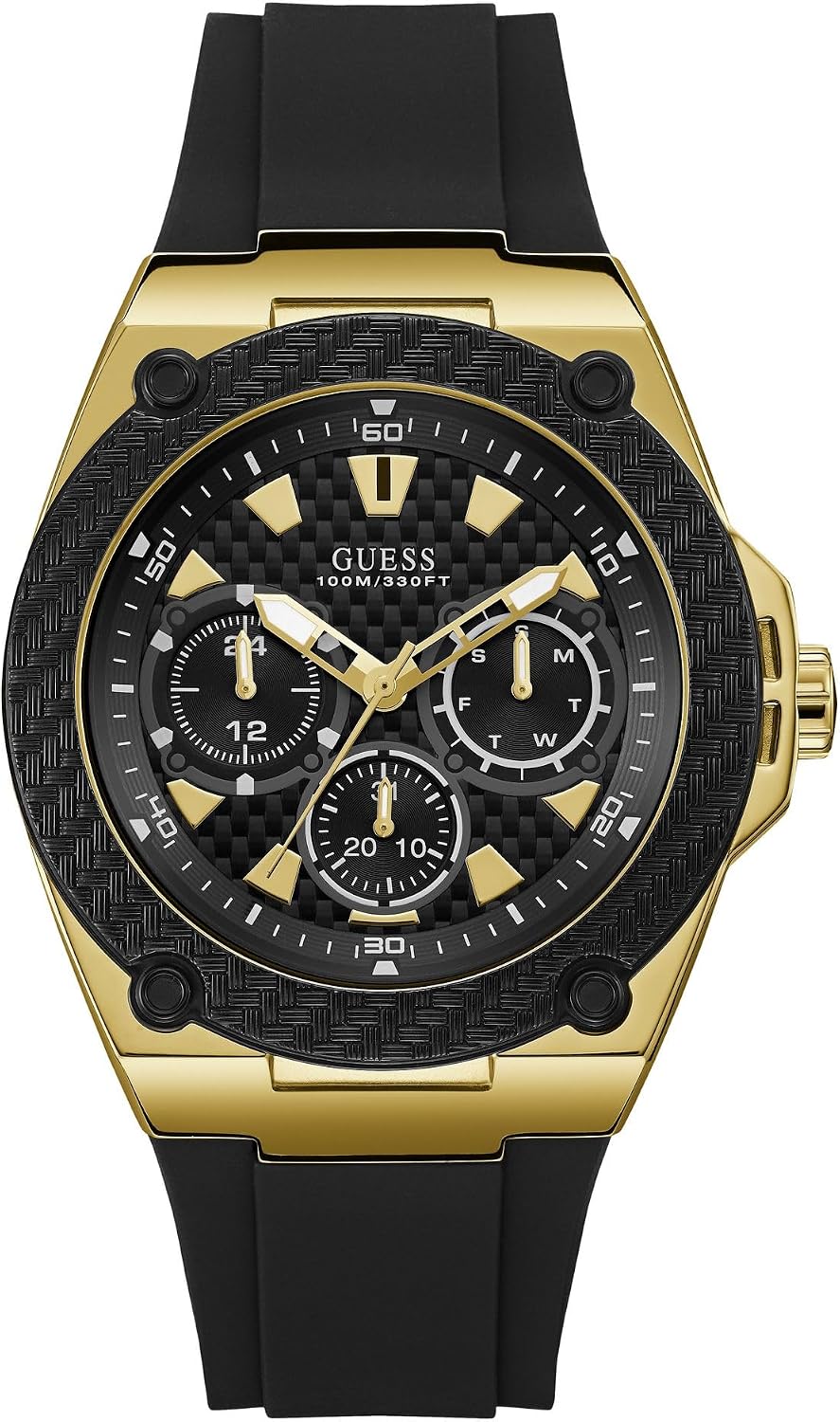 Guess Reloj de cuarzo para hombre, acero inoxidable