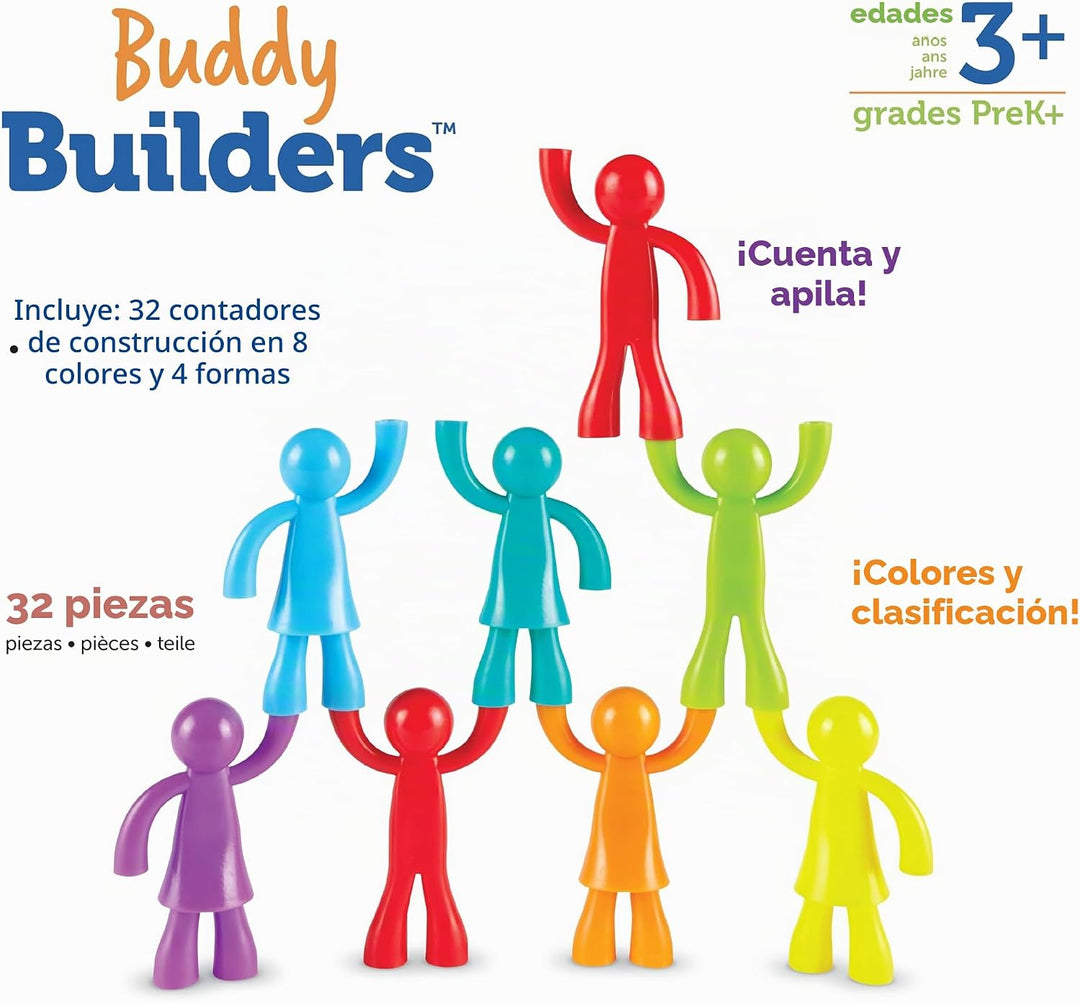 Recursos de aprendizaje Buddy Builders | Motor fino, juguete de coo...