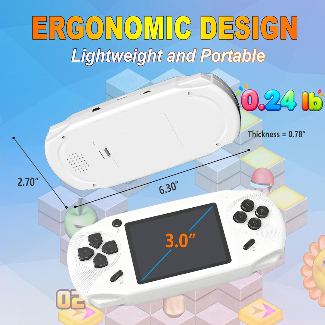 Beijue - Juegos de consola de mano de 16 bits para niños y adultos,...