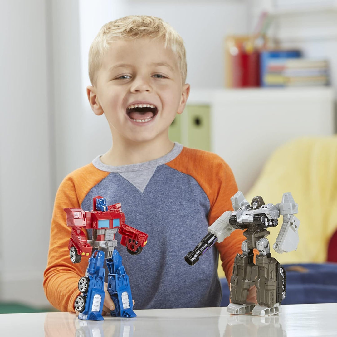 Transformers Toys Heroes and Villains Optimus Prime y Megatron, paq...