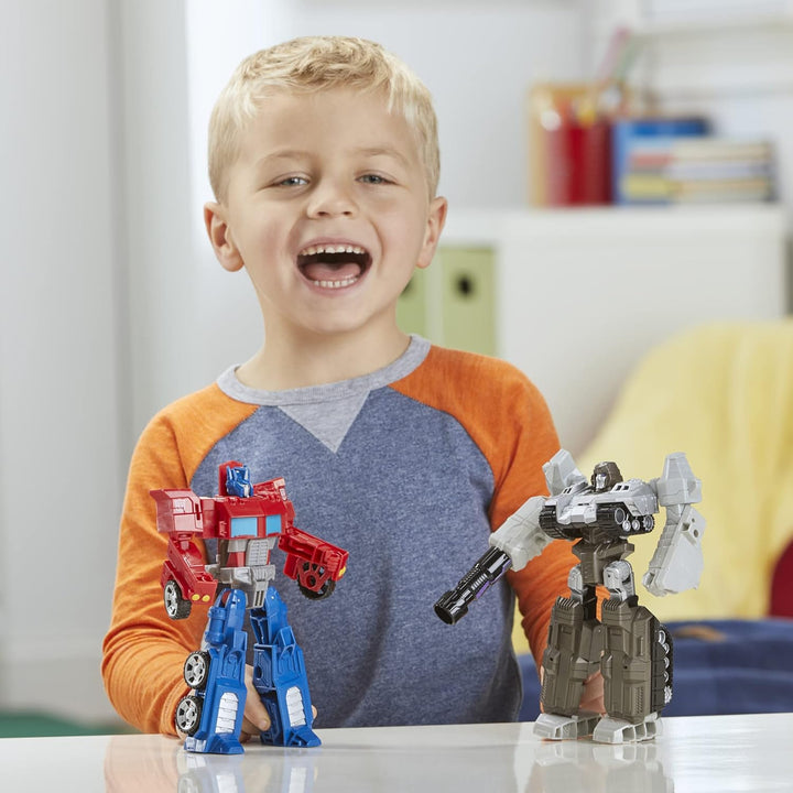 Transformers Toys Heroes and Villains Optimus Prime y Megatron, paq...