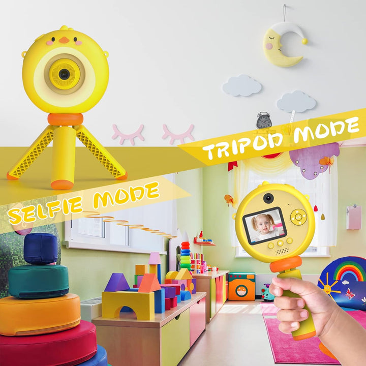 Cámara para niños con trípode, cámara digital para niños de 3 a 12...