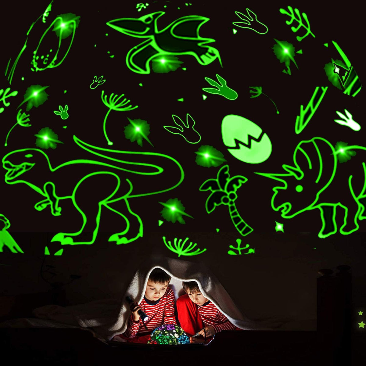 Juguetes de dinosaurio para niños de 3 a 5 años proyección