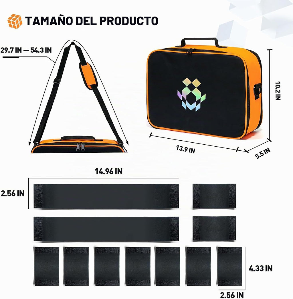 Speed Rubix Cube - Estuche de transporte transparente