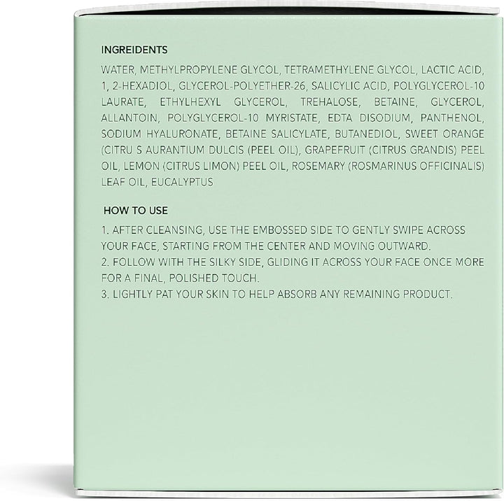QUIA - Almohadillas de tóner AHA\/BHA de doble acción exfolian e hi...