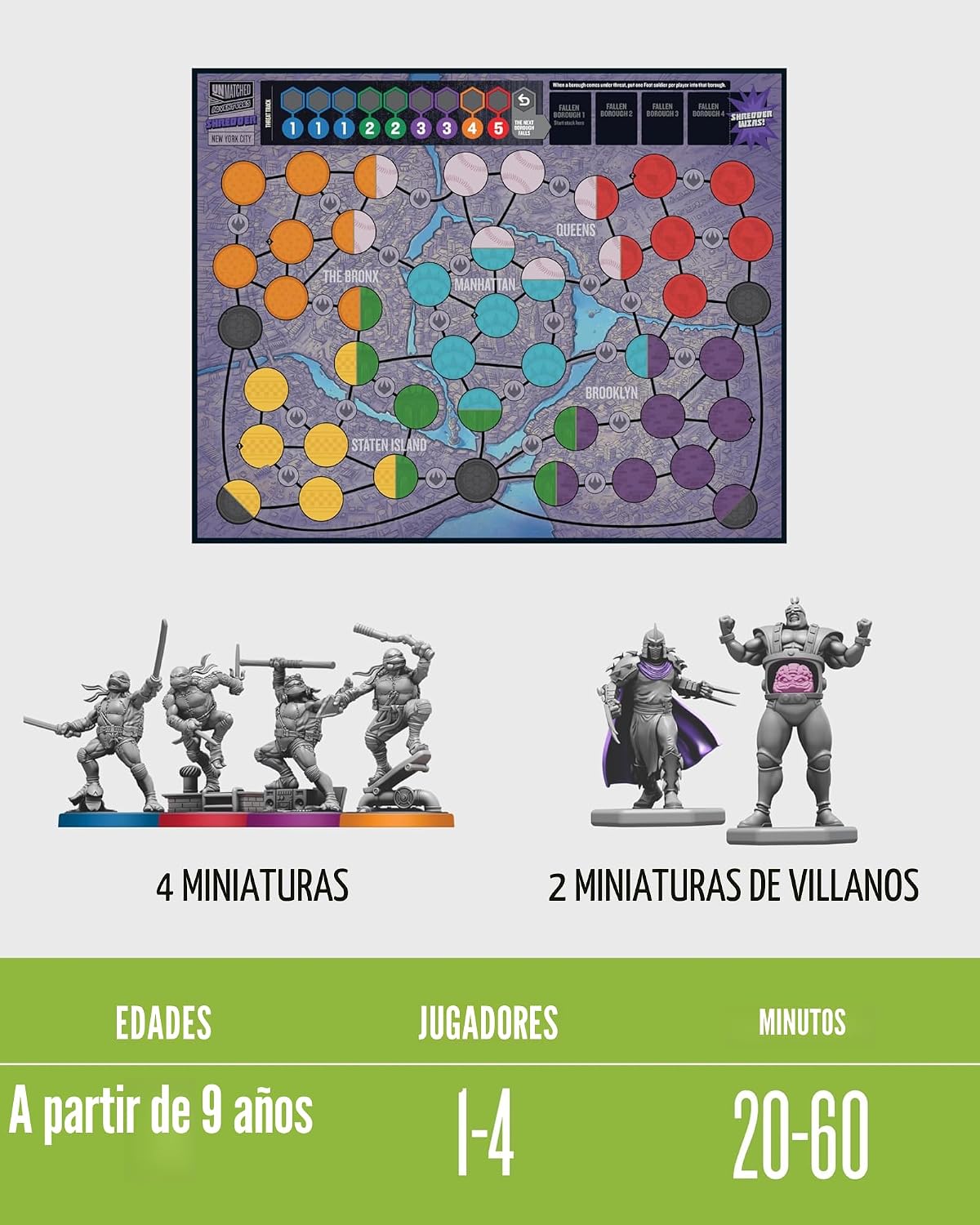 Restoration Games Aventuras inigualables Tortugas Ninja Mutantes