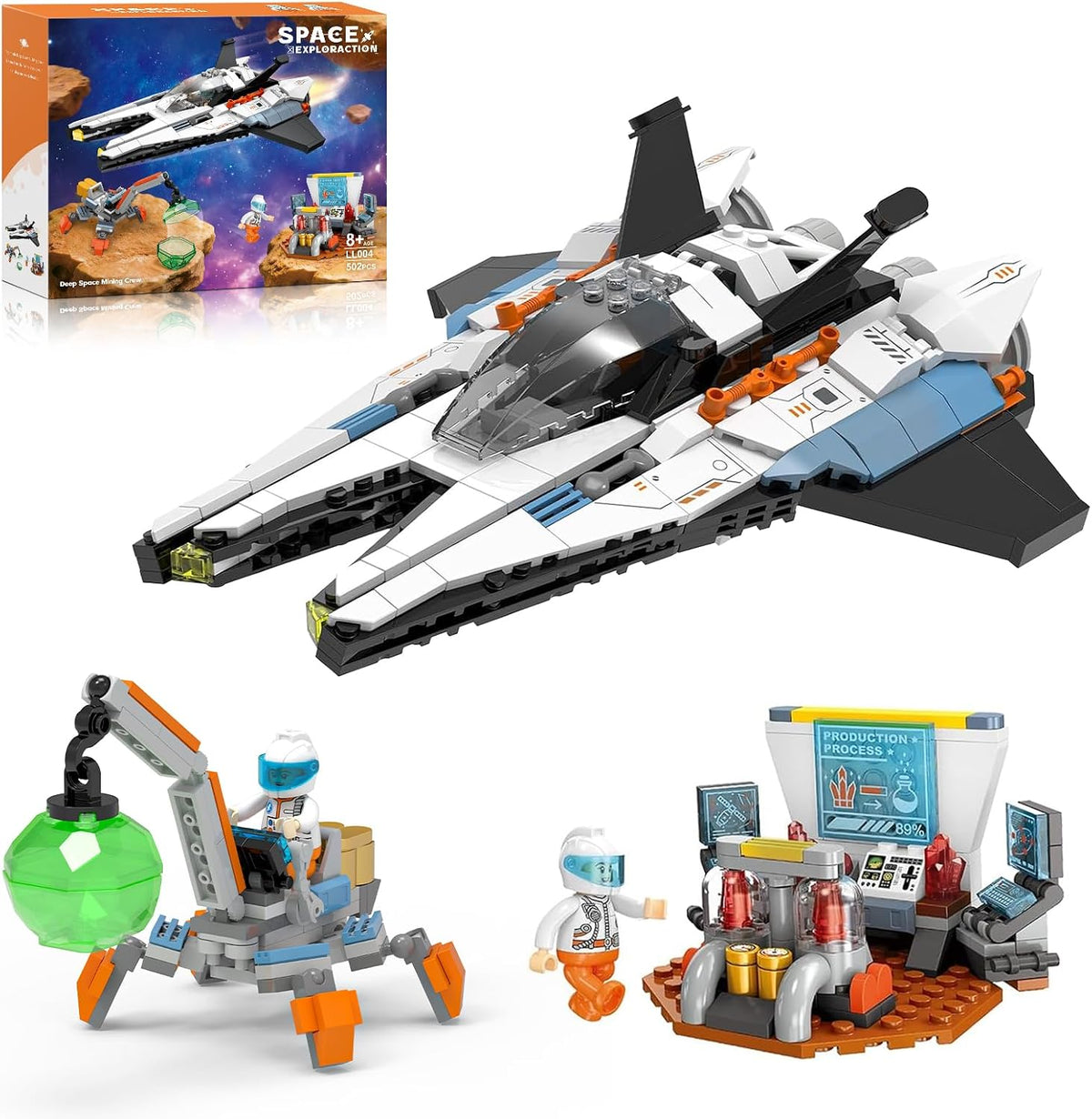 Juego de construcción de naves espaciales interestelares, 502PCS