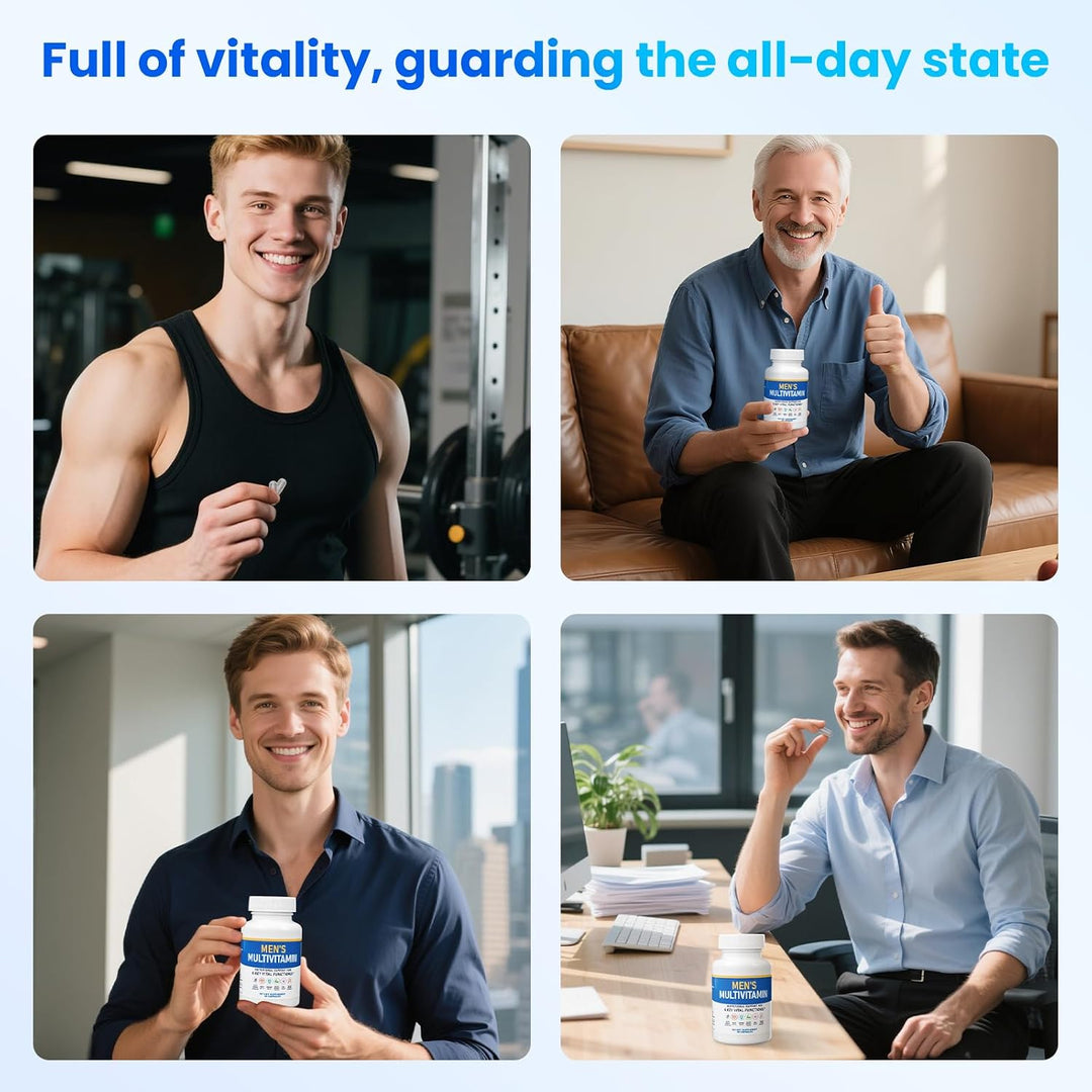 ssumiao Los multivitamínicos para hombres contienen más de 50 nutri...