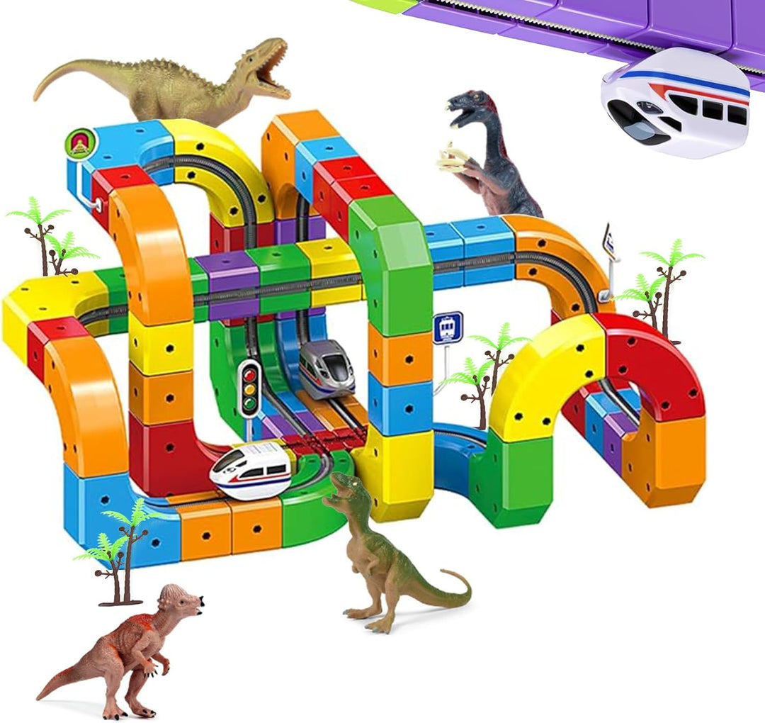 klick Rail - Juego de tren eléctrico con pista de carreras
