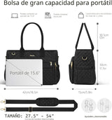 Bagstellar Bolsa de mano para profesora para mujer, bolsa de trabaj...