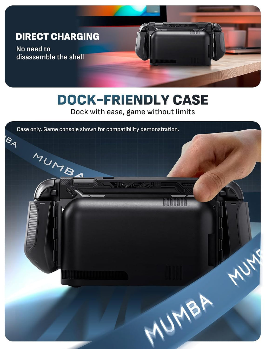 Mumba - Funda protectora acoplable para Nintendo Switch 2, serie Blade