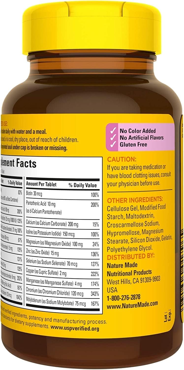 Nature Made Multi para Ella 50+ Tabletas de Vitaminas\/Minerales 90...