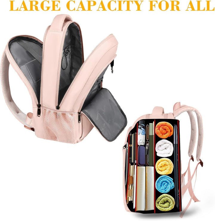 MATEIN - Mochila para laptop de 15.6 pulgadas, mochila de viaje par...