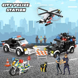 HOGOKIDS Juego de construcción de la estación de policía