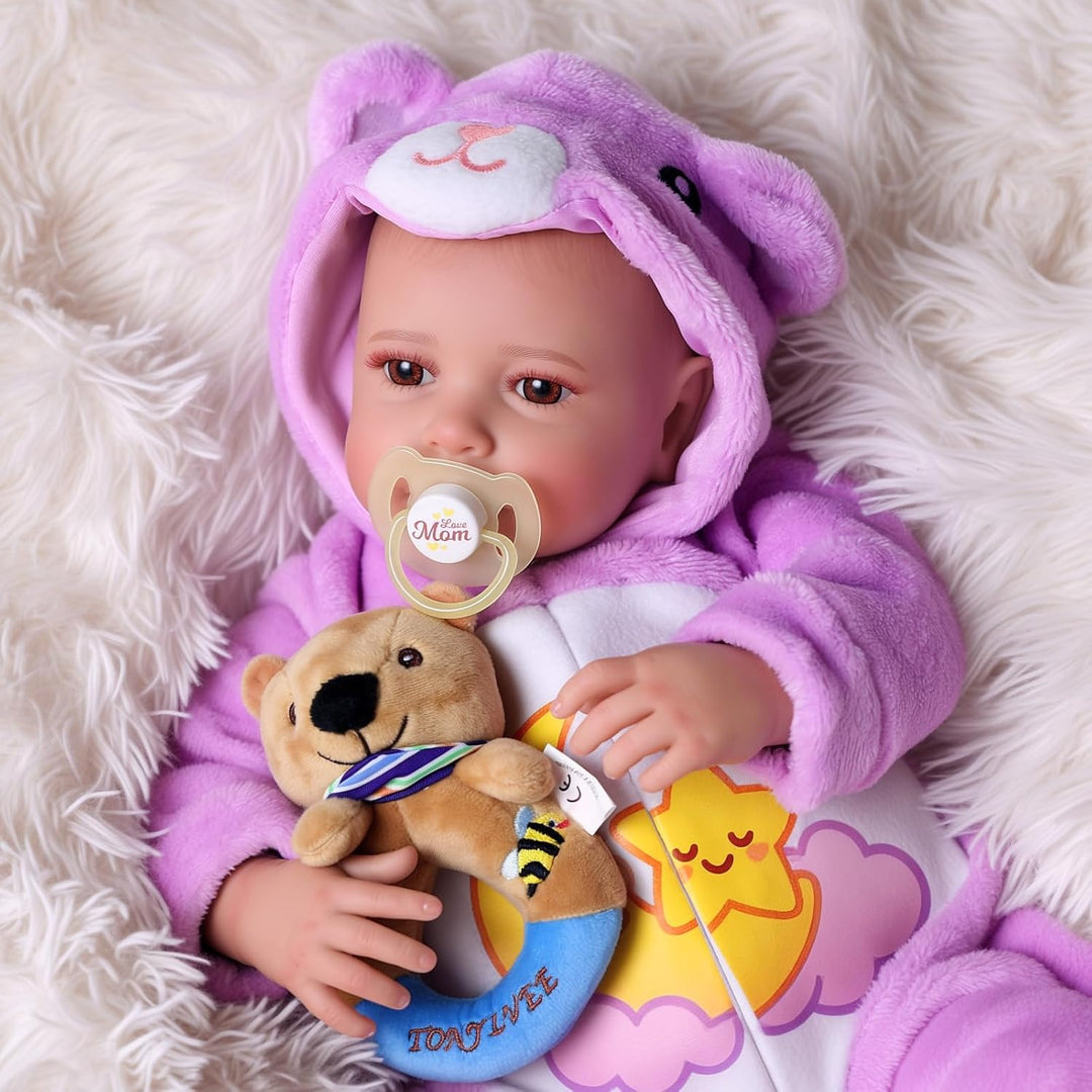 BABESIDE Reborn Baby Dolls - Muñeca realista de vinilo suave de 20...