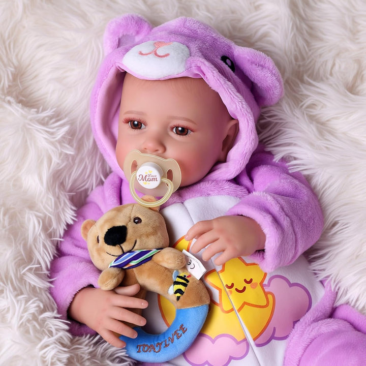 BABESIDE Reborn Baby Dolls - Muñeca realista de vinilo suave de 20...