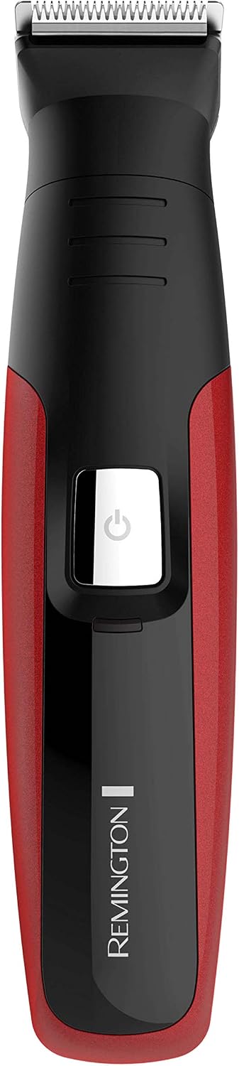 Remington All-in-one + Body Multigroomer 5000, negro y rojo, juego de 10