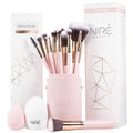 Niré Beauty 15 Piezas Pinceles de Maquillaje Rosa Galardonados