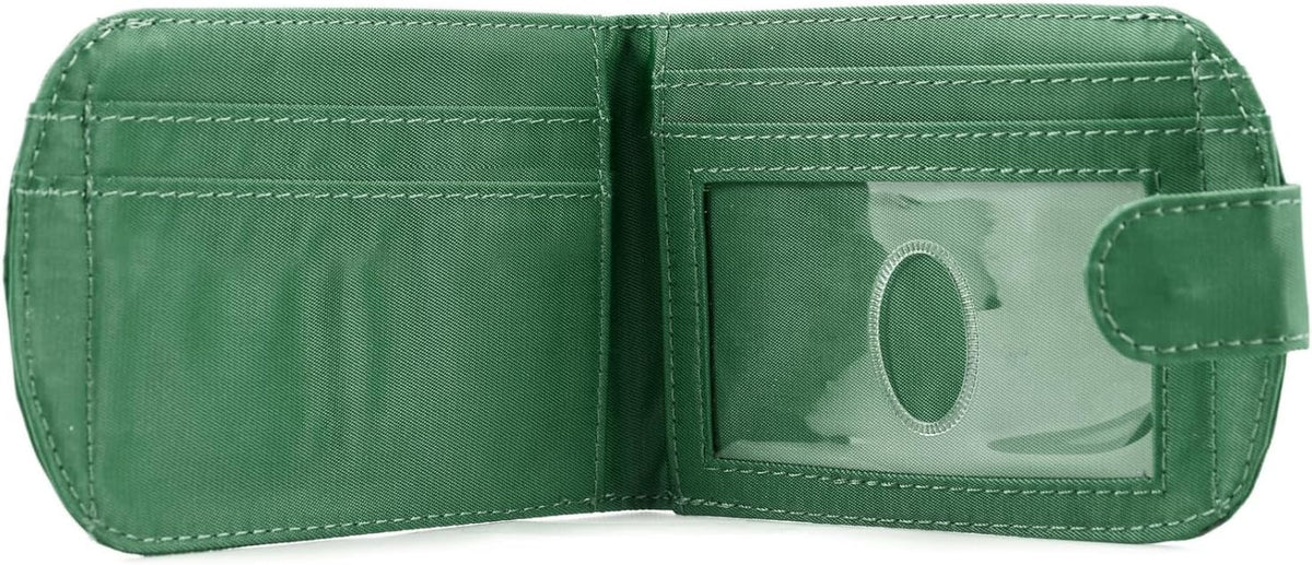 Big Skinny Billetera Taxicat plegable en dos para mujer, hasta 25 tarjetas