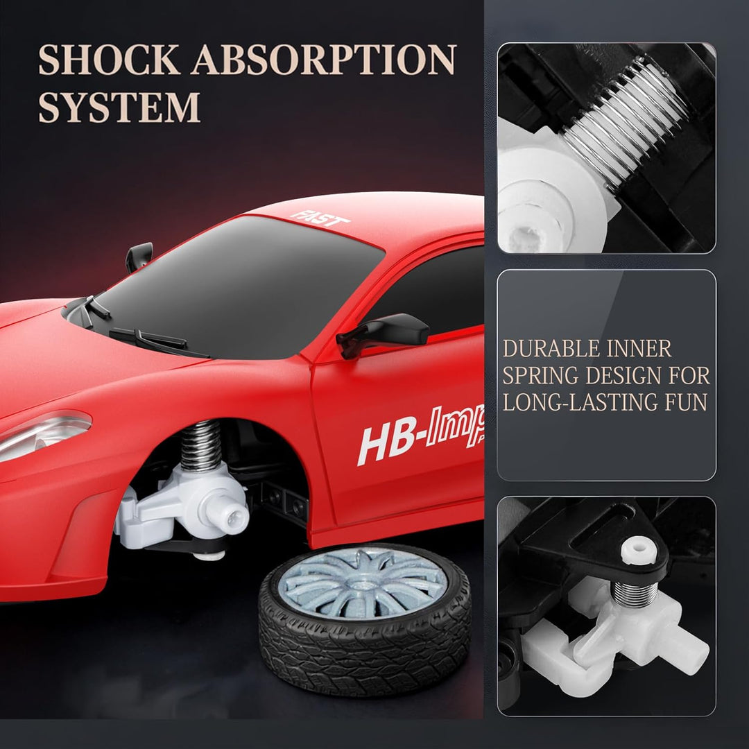 Auto de control remoto RC Drift Car 2.4GHz escala 1:24 4WD 15KM\/H...
