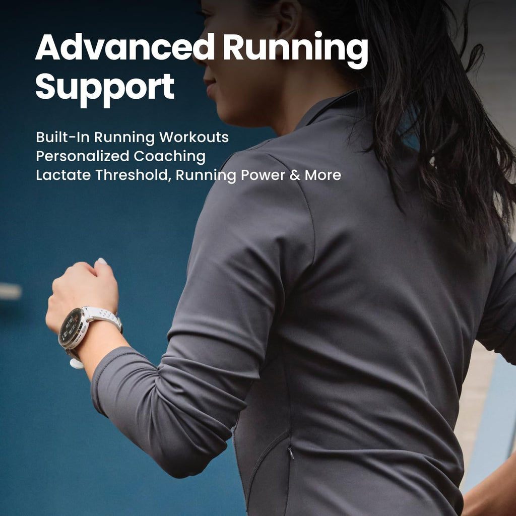 Amazfit Active 3 - Reloj inteligente, cristal de zafiro AMOLED de 1.32
