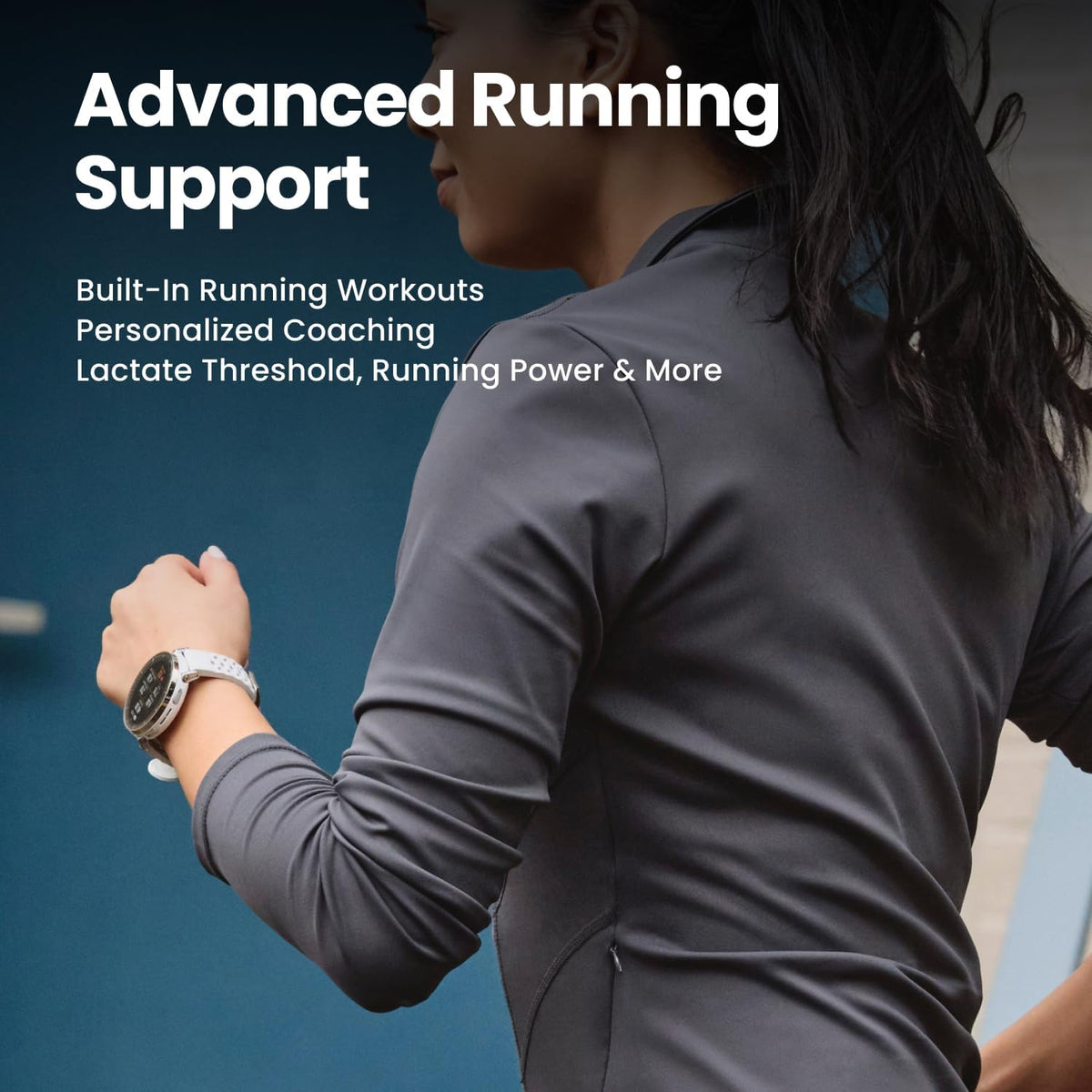 Amazfit Active 3 - Reloj inteligente, cristal de zafiro AMOLED de 1.32