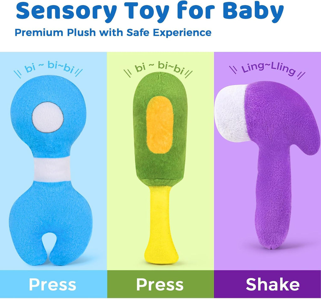 My First Tools Box, herramientas sensoriales suaves para juguetes de bebé