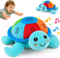 Peluche interactivo que arrastra la tortuga, juguete sensorial