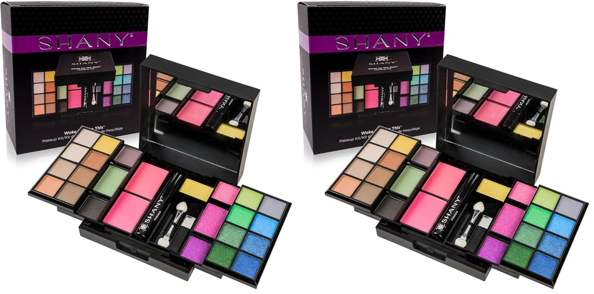 SHANY Kit de maquillaje 'Woke Up Like This', sombras de ojo...