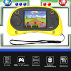 EASEGMER Juegos electrónicos portátiles de 16 bits para niños con 220 juegos de video HD, Amarillo