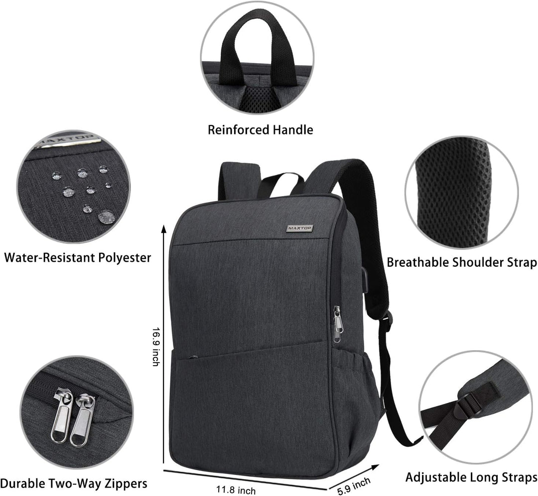 Mochila para computadora portátil MAXTOP para mujeres y hombres, mo...