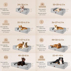 EHEYCIGA Cama ortopédica extra grande para perro, impermeable, lavable