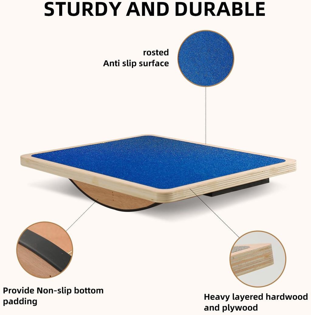 Juoe Balance Board Wobble Board,Balance Toys para Physical Therapy