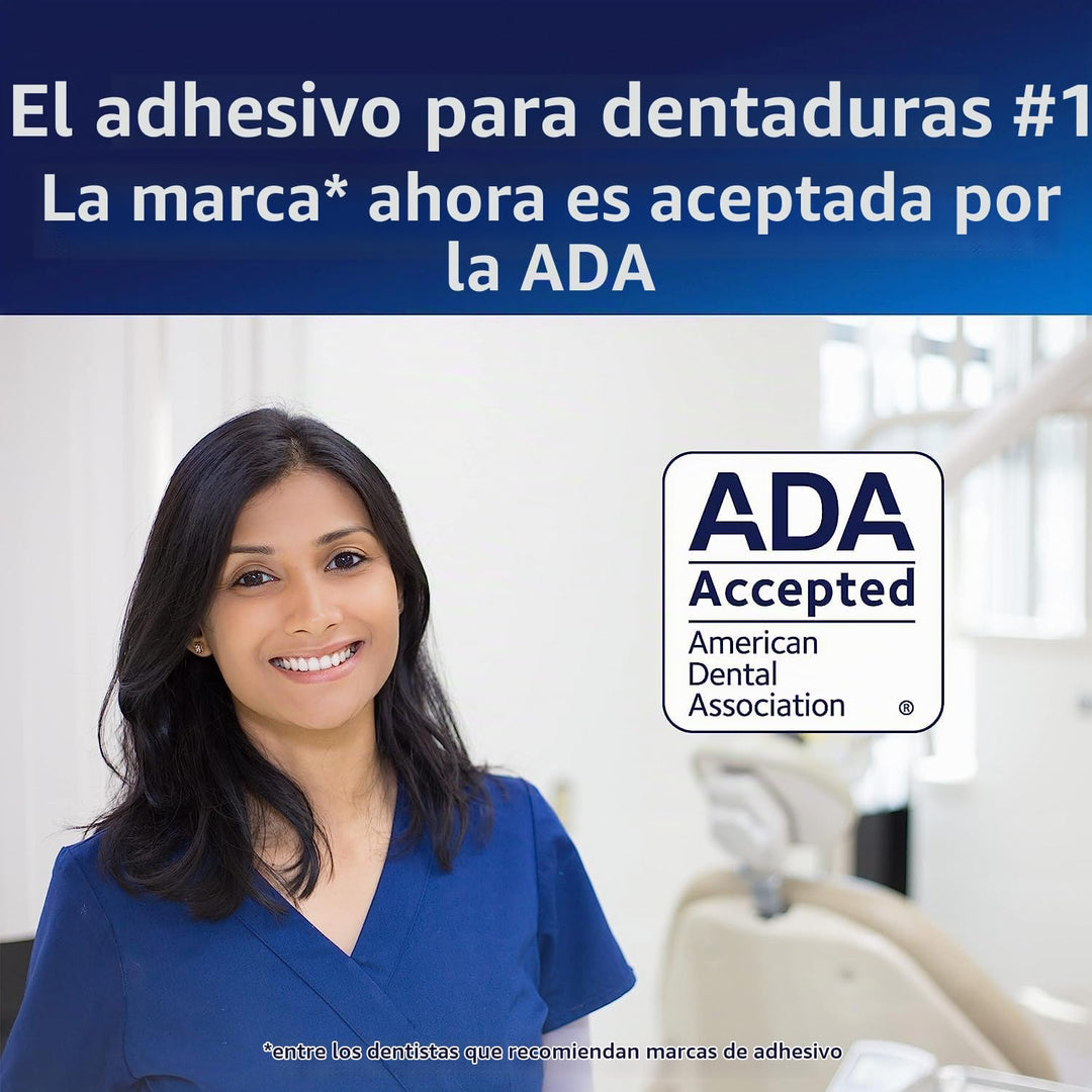 Fixodent Crema adhesiva original segura para dentaduras postizas co...